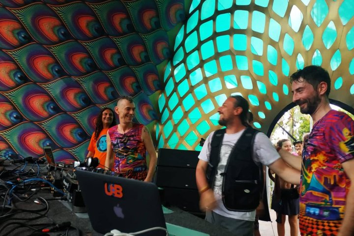 Moksha junto a Mad Tribe en Universo Paralello, Brasil 2020